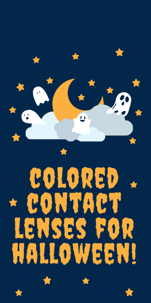Colored contact lenses for Halloween