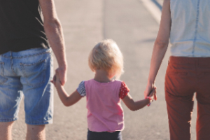 family walking together