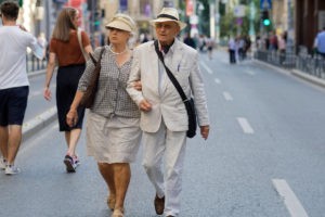 older couple outdoors